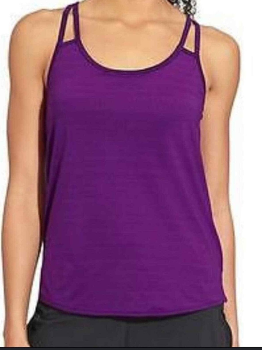 Athleta yoga pilates Full Force Purple Racerback Tank - Women's Active Top